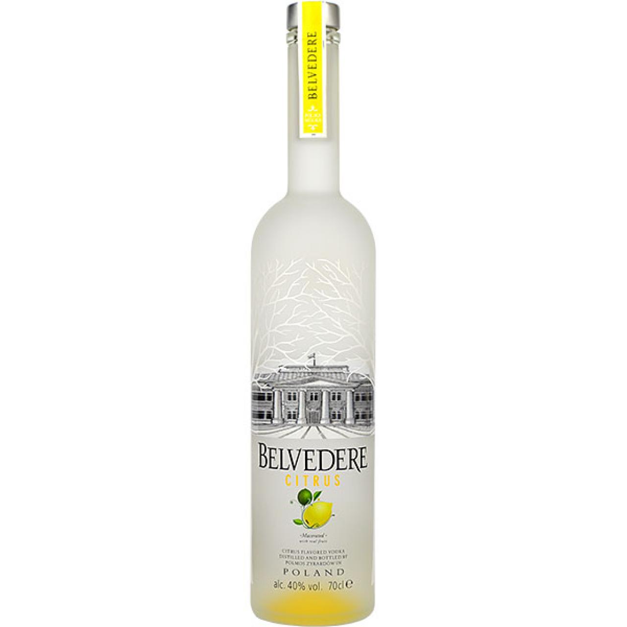 Vodka belvedere citrus 40 70cl Maison des vins